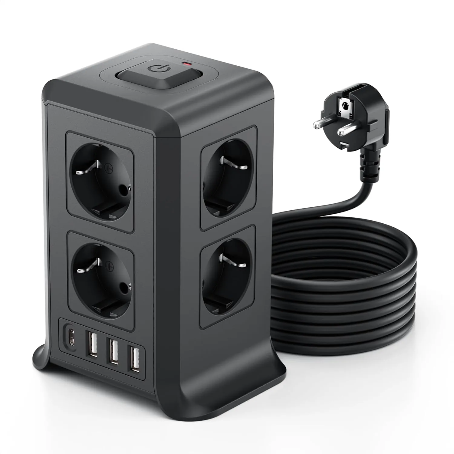 Torre Regleta 12 en 1 con USB